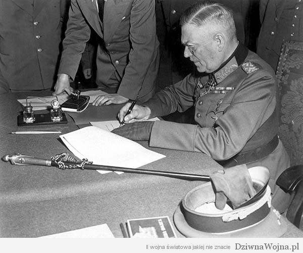 8 maja 1945 roku Wilhelm Keitel Kapitulacja III Rzeszy